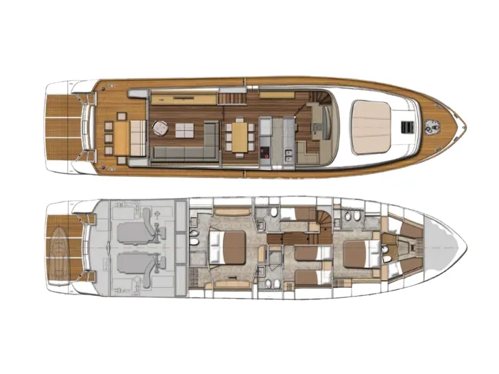 KUUM Sanlorenzo 75 - layout KUUM Sanlorenzo 75 - layout