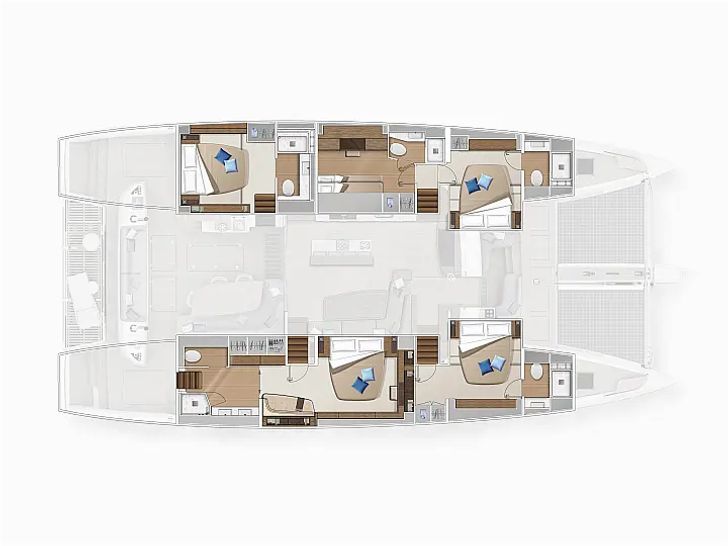 LA CONTRORA Lagoon Sixty 5 - layout LA CONTRORA Lagoon Sixty 5 - layout