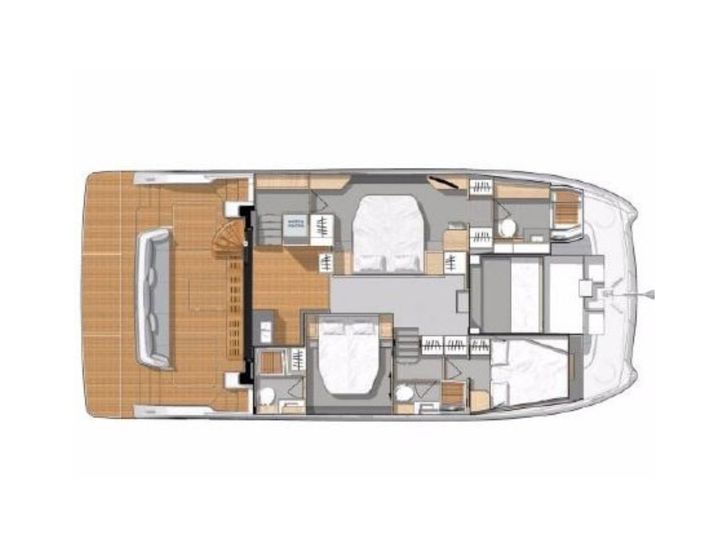 LA DOLCE VITA Fountaine Pajot MY6 - layout LA DOLCE VITA Fountaine Pajot MY6 - layout