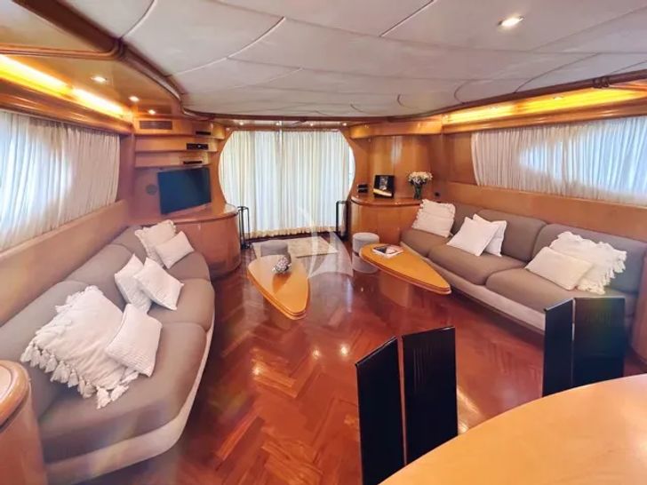 LADY A Maiora 30m - saloon seating area LADY A Maiora 30m - saloon seating area