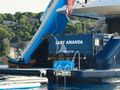 LADY AMANDA Guy Couach 30m - aft swim platform and water toys LADY AMANDA Guy Couach 30m - aft swim platform and water toys
