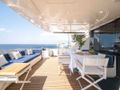 LADY AMANDA Guy Couach 30m - aft deck alfresco dining LADY AMANDA Guy Couach 30m - aft deck alfresco dining