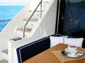 LADY AMANDA Guy Couach 30m - exterior staircase LADY AMANDA Guy Couach 30m - exterior staircase