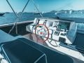 LADY AMANDA Guy Couach 30m - flybridge helm LADY AMANDA Guy Couach 30m - flybridge helm