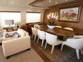LADY EMMA Couach 3300 Fly - indoor dining area LADY EMMA Couach 3300 Fly - indoor dining area