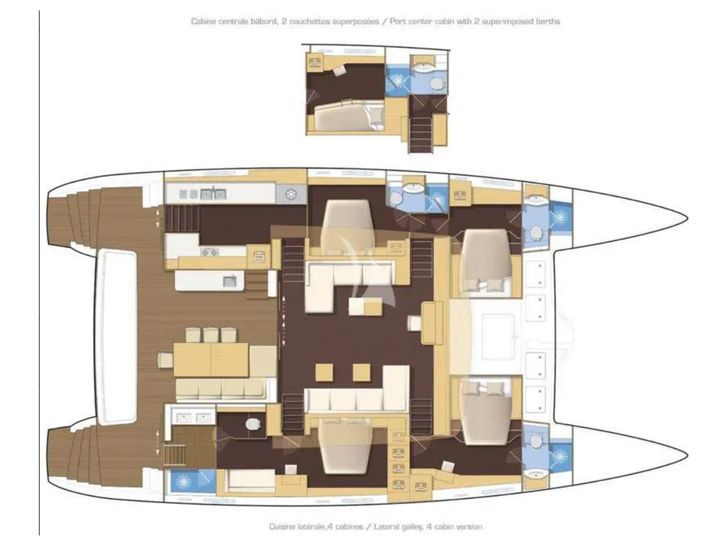 LADY M Lagoon 620 layout