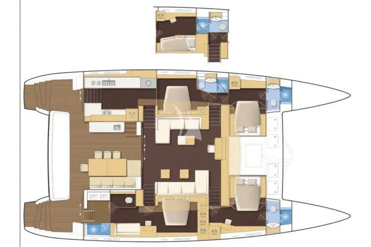 Layout for LADY M Lagoon 620 - layout