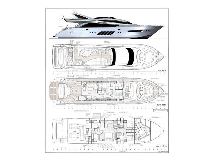 LADY MURA Dominator 29m - layout LADY MURA Dominator 29m - layout