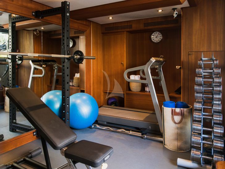 LADY TRUDY 43m CRN Luxury Crewed Motor Yacht Gym LADY TRUDY 43m CRN Luxury Crewed Motor Yacht Gym