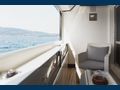 LADY TRUDY 43m CRN Luxury Crewed Motor Yacht Main Cabin Balcony