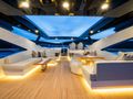 LADY B II Pearl 95 - sundeck at night LADY B II Pearl 95 - sundeck at night