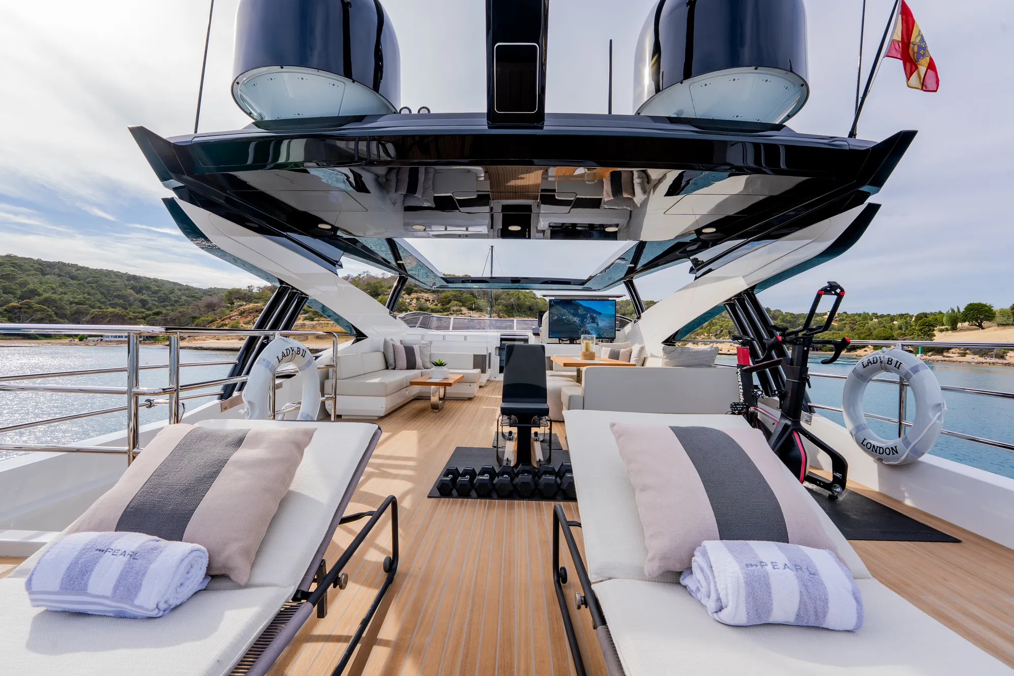 Charter Yacht LADY B II - Pearl 95 - 5 Cabins - Portals - Mallorca - Palma - Ibiza - Balearic Islands - Spain