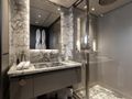 LADY DIA Ferretti Custom Line 140 - VIP cabin 1 bathroom LADY DIA Ferretti Custom Line 140 - VIP cabin 1 bathroom