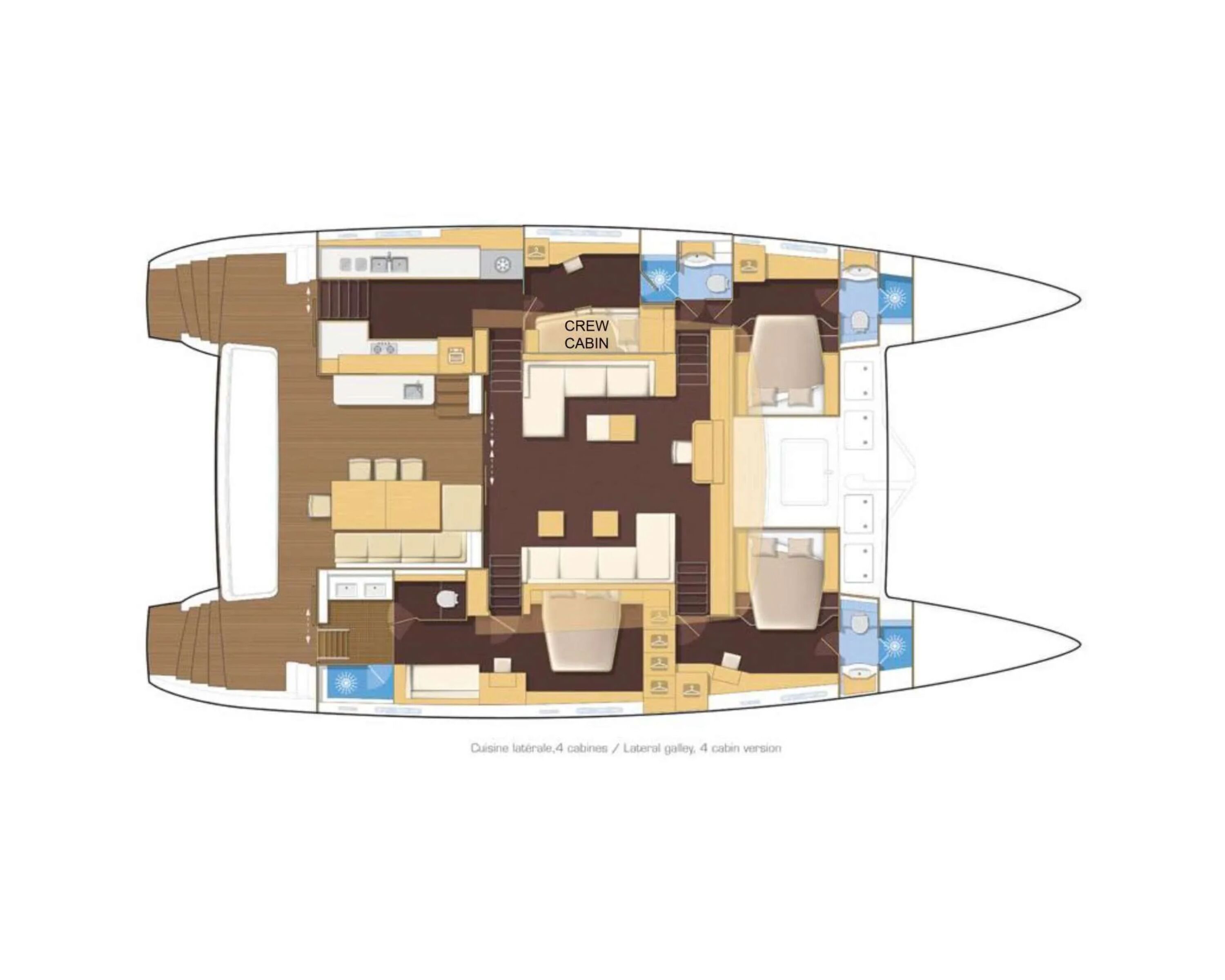 Layout for LADY FIONA Lagoon 620 Essence - layout