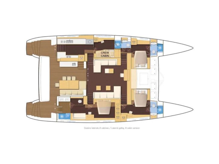 LADY FIONA Lagoon 620 Essence - layout LADY FIONA Lagoon 620 Essence - layout