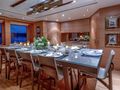 LADY H Benetti Classic 121 - main dining area LADY H Benetti Classic 121 - main dining area