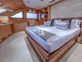 LADY H Benetti Classic 121 - master cabin bed LADY H Benetti Classic 121 - master cabin bed