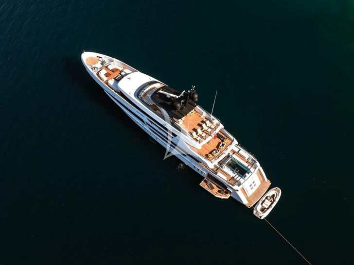 LADY LENA Sanlorenzo 52 - aerial shot LADY LENA Sanlorenzo 52 - aerial shot