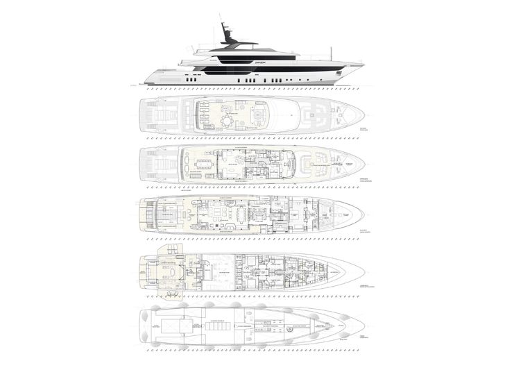 LADY LENA Sanlorenzo 52 - layout LADY LENA Sanlorenzo 52 - layout