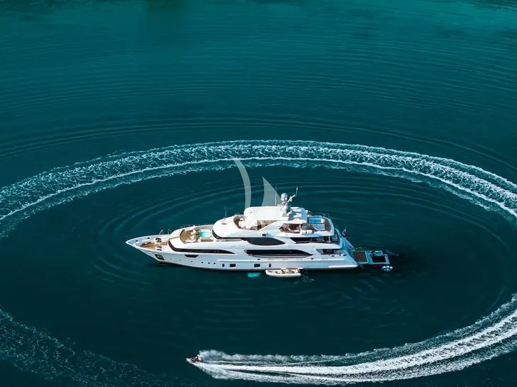 LADY MRD Benetti Crystal 140 - aerial shot LADY MRD Benetti Crystal 140 - aerial shot