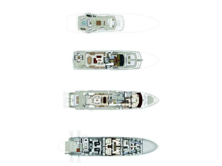 LADY MRD Benetti Crystal 140 - layout LADY MRD Benetti Crystal 140 - layout