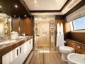 LADY MRD Benetti Crystal 140 - master cabin bathroom LADY MRD Benetti Crystal 140 - master cabin bathroom