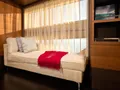 LADY MRD Benetti Crystal 140 - master cabin couch LADY MRD Benetti Crystal 140 - master cabin couch