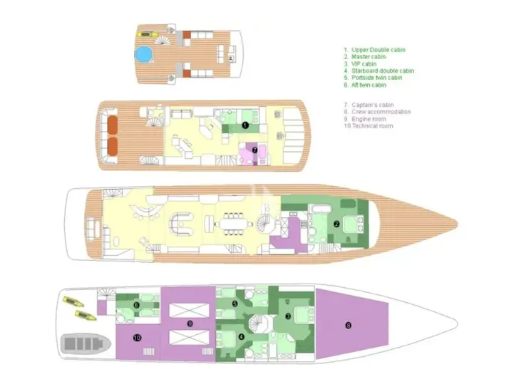 LADYSHIP Heesen 41m - layout LADYSHIP Heesen 41m - layout