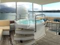 LADYSHIP Heesen 41m - sundeck jacuzzi LADYSHIP Heesen 41m - sundeck jacuzzi