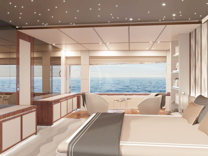 LAFAYETTE Amer 120 - master cabin bed LAFAYETTE Amer 120 - master cabin bed