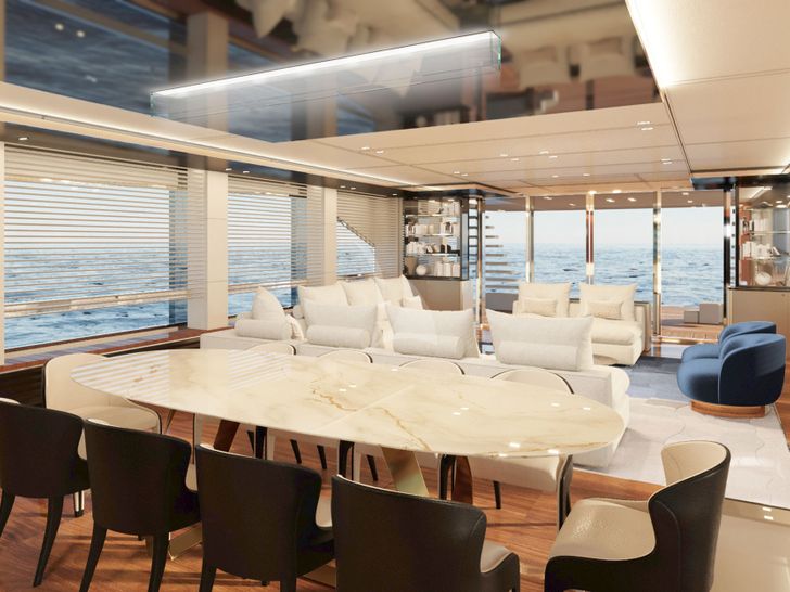 LAFAYETTE Amer 120 - saloon lounge and dining area LAFAYETTE Amer 120 - saloon lounge and dining area