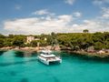 LA FREGATE Lagoon 630 - anchored near an island LA FREGATE Lagoon 630 - anchored near an island