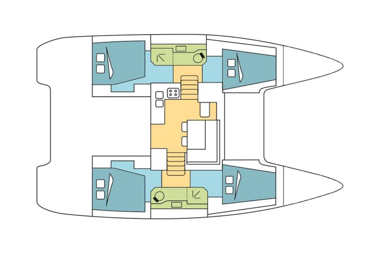 Layout for Lagoon 40 - layout