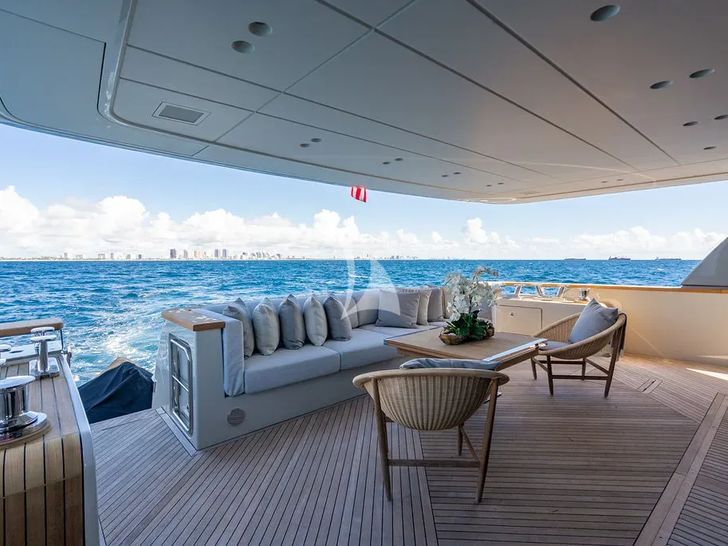 LAILA Sanlorenzo SD90 - main aft deck LAILA Sanlorenzo SD90 - main aft deck