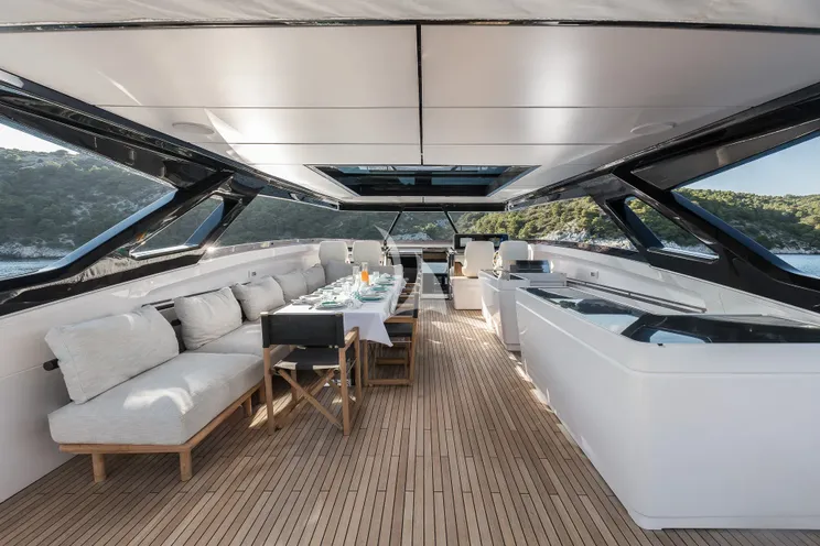 Charter Yacht NAILU+ - Ferretti 1000 - 5 Cabins - Palma - Mallorca - Ibiza - Balearics - Spain