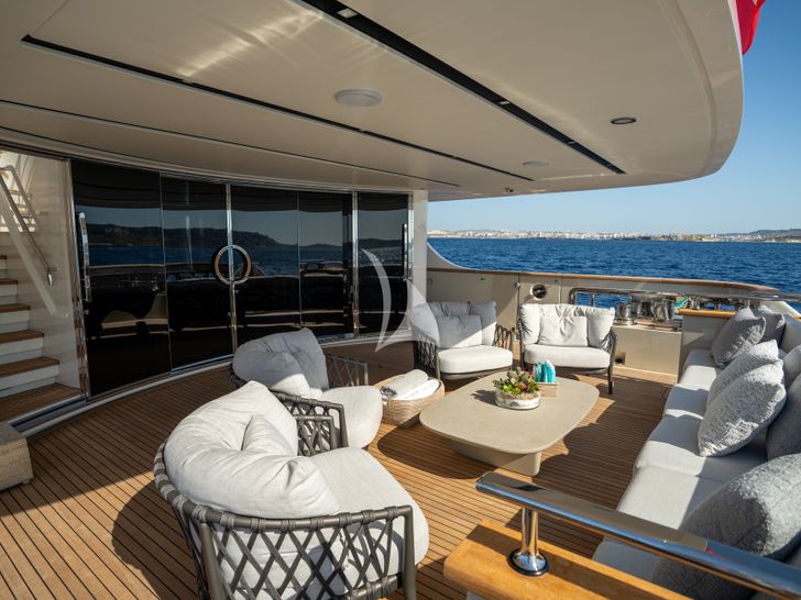 LANCE Sanlorenzo SD126 aft deck LANCE Sanlorenzo SD126 aft deck