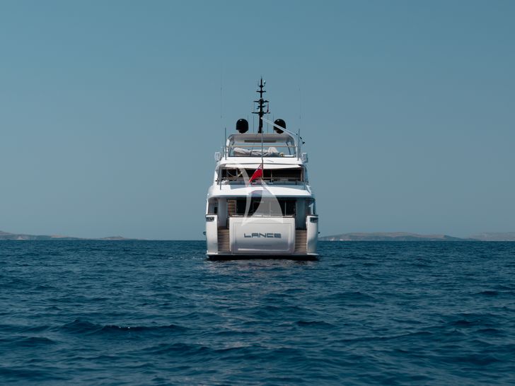 LANCE Sanlorenzo SD126 aft view LANCE Sanlorenzo SD126 aft view