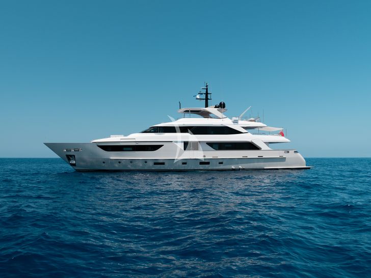 LANCE Sanlorenzo SD126 side profile LANCE Sanlorenzo SD126 side profile