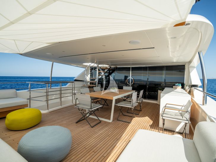 LANCE Sanlorenzo SD126 sky deck aft LANCE Sanlorenzo SD126 sky deck aft