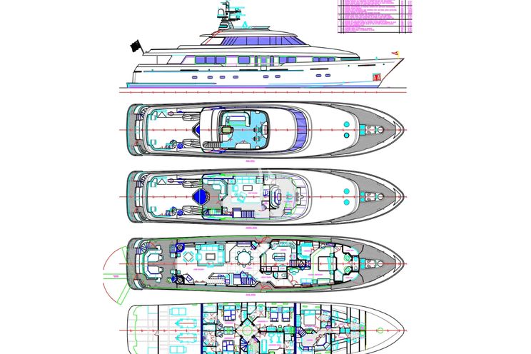Charter Yacht LANIDA - Delta 124 - 5 Cabins - Nassau - Exumas - Bahamas
