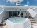 LANIDA Delta 124 - sky lounge aft with a jacuzzi LANIDA Delta 124 - sky lounge aft with a jacuzzi