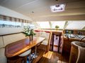 LAOUEN Couach 22m - indoor dining area and cockpit LAOUEN Couach 22m - indoor dining area and cockpit