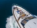 LARIMAR II Princess Y82 - aerial foredeck shot LARIMAR II Princess Y82 - aerial foredeck shot