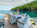 LARIMAR II Princess Y82 - aft deck LARIMAR II Princess Y82 - aft deck