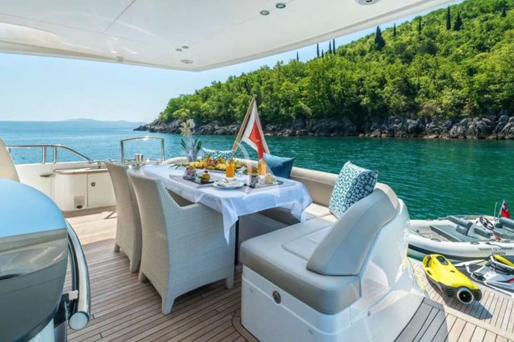 Charter Yacht LARIMAR II - Princess Y82 - 4 Cabins - Athens - Mykonos - Paros - Cyclades - Greece