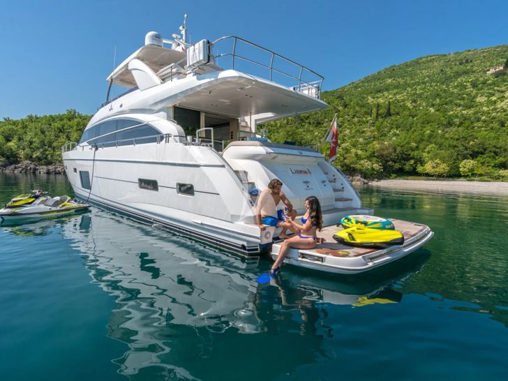 LARIMAR II Princess Y82 - anchored LARIMAR II Princess Y82 - anchored