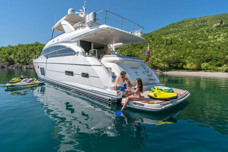 Charter Yacht LARIMAR II - Princess Y82 - 4 Cabins - Athens - Mykonos - Paros - Cyclades - Greece