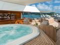 LAUREN L Cassens Werft 90m - sun deck jacuzzi and bar LAUREN L Cassens Werft 90m - sun deck jacuzzi and bar