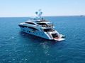 LE VERSEAU Princess 40M - anchored aft shot LE VERSEAU Princess 40M - anchored aft shot