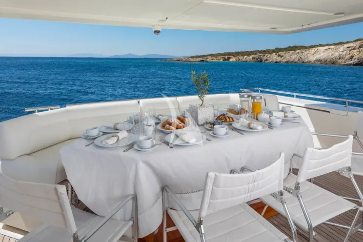 Charter Yacht LAZY DAYS - Ferretti 80 - 4 Cabins - Athens - Mykonos - Paros - Cyclades - Greece